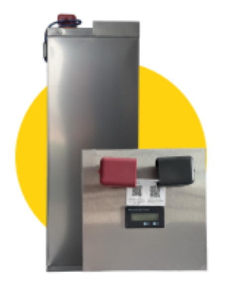 Bateria com display simples · 12 V · 200 Ah