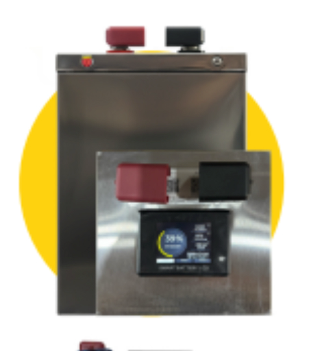 Bateria com display touch · 12 V · 100 Ah