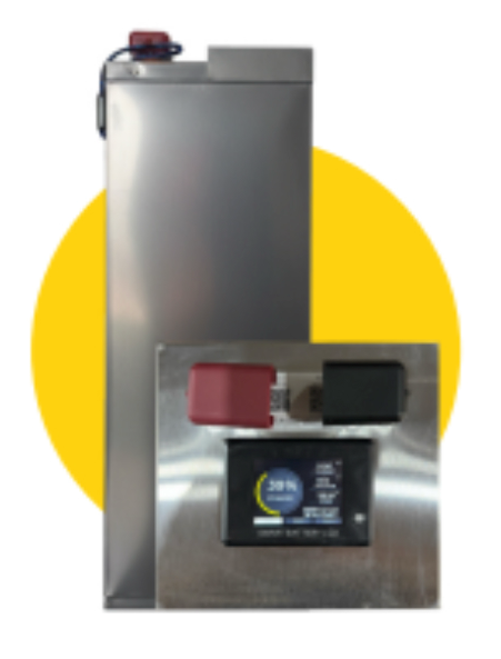 Bateria com display touch · 12 V · 200 Ah