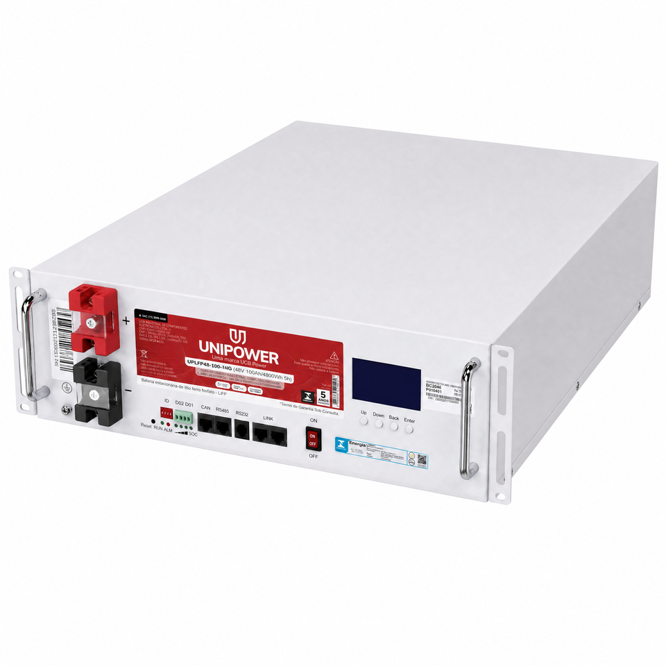 Bateria de lítio Unipower UPLFP48100-EN · 4,8 kWh