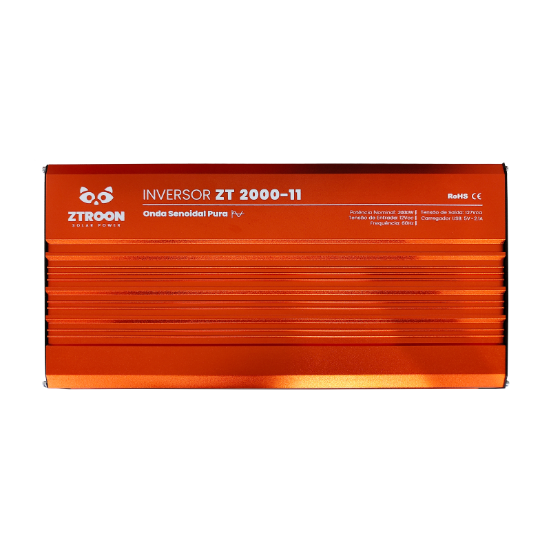 Inversor senoidal ZTROON ZT2000-11 · 2.000 W · 12 V / 127 V