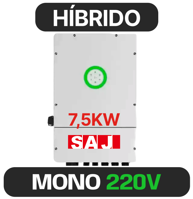 Inversor híbrido SAJ H2-7.5KW-LS2 · 7,5 kW · 220 V
