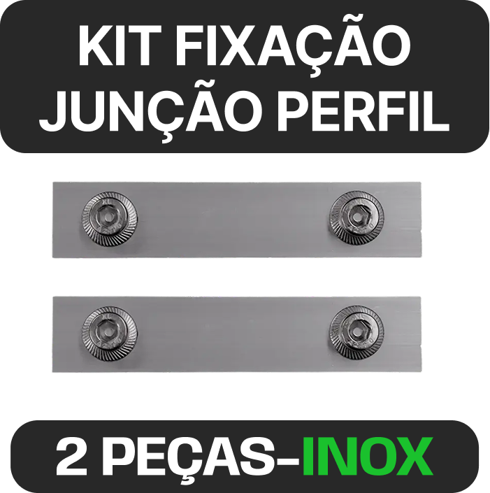 Kit de junção para perfis solares · TECH-0006 · 2 unidades