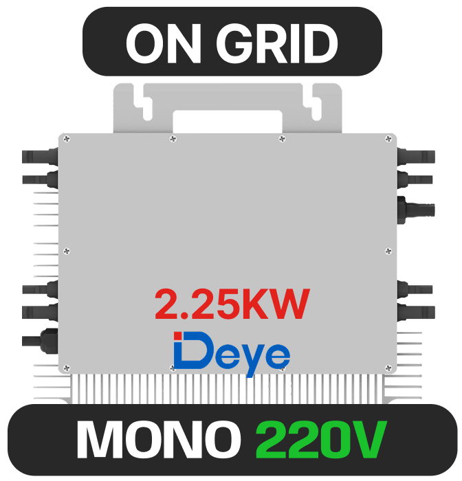 Microinversor Deye SUN-M225G4-EU-Q0 · 2,25 kW · 220 V
