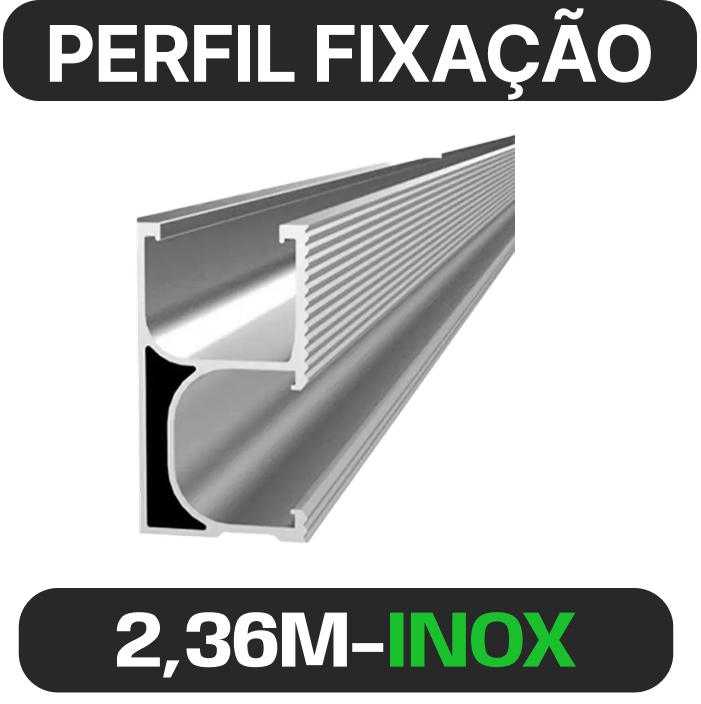 Perfil para fixação de módulos · 2,36 m · ref. 566317