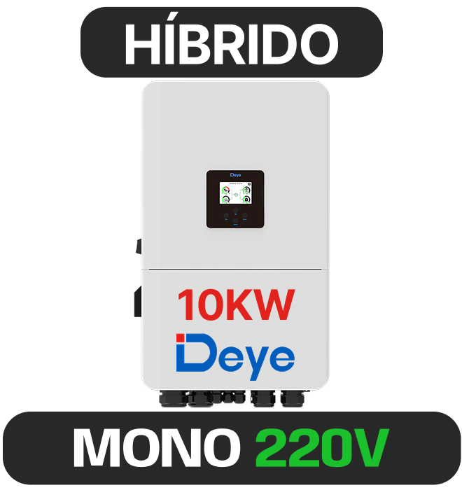 Inversor híbrido Deye · 10 kW · 220 V