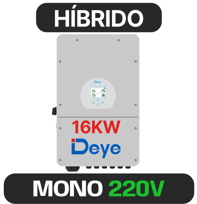 Inversor híbrido Deye · 16 kW · 220 V