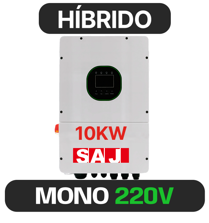 Inversor híbrido SAJ H2-10K-LS2 · 10 kW · 220 V