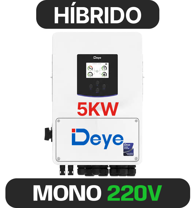 Inversor híbrido Deye · 5 kW · 220 V