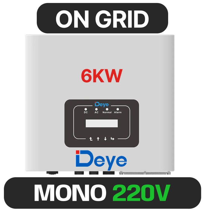 Inversor on-grid Deye SUN-6K-G05P1-EU-CM2 · 6 kW · 220 V